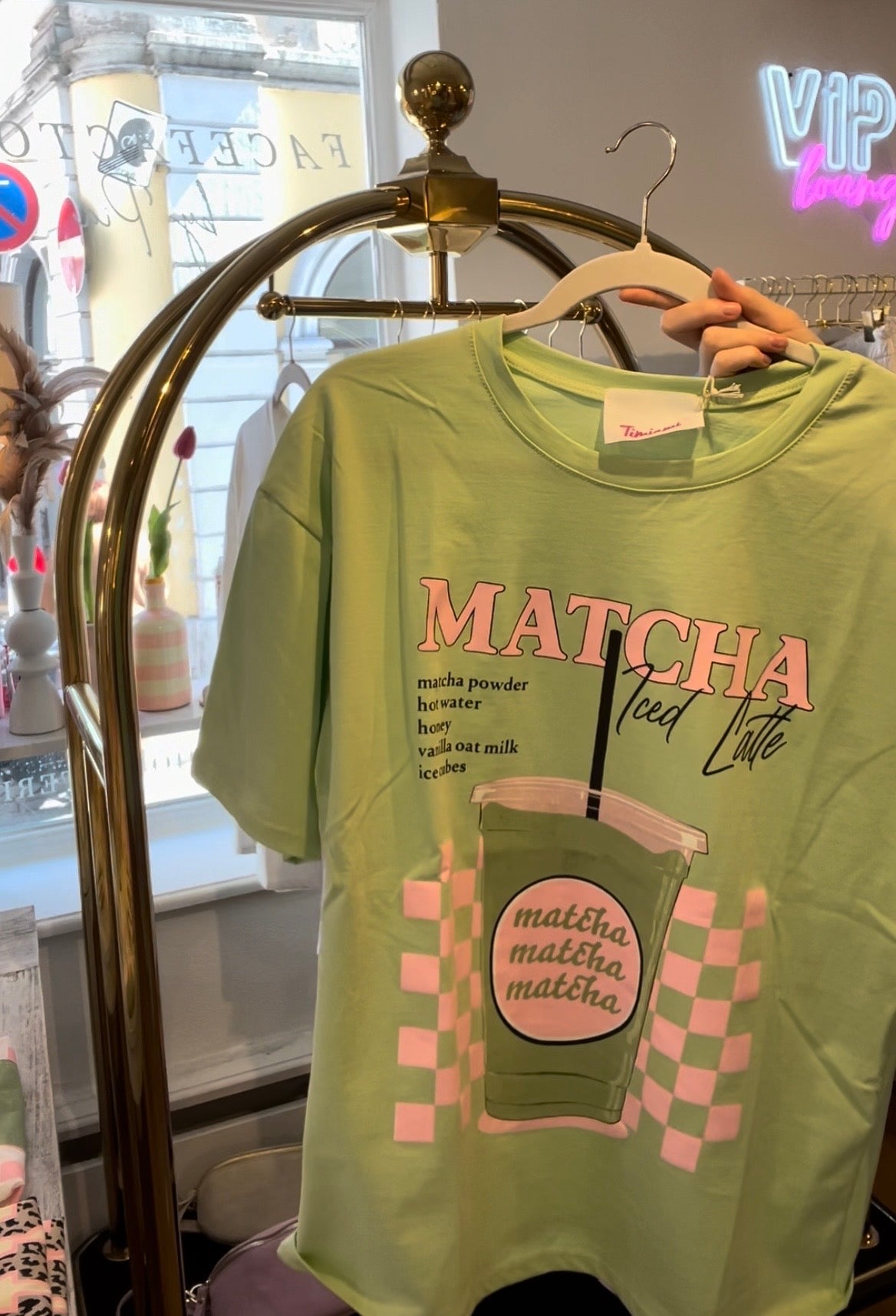 T-Shirt Matcha Iced Latte