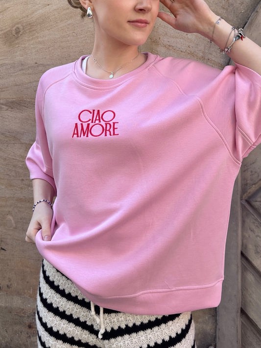 Ciao Amore Sweatshirt Rosa
