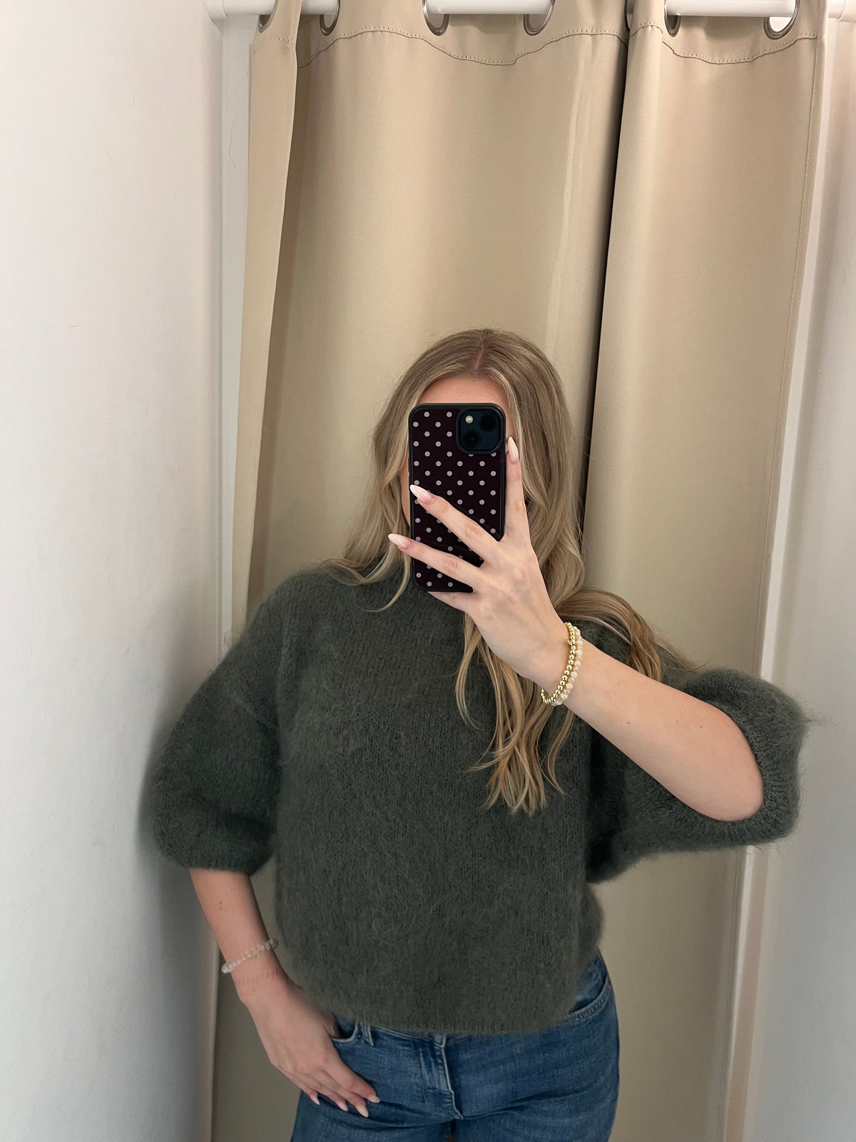 Kid Mohair Pullover Shorty