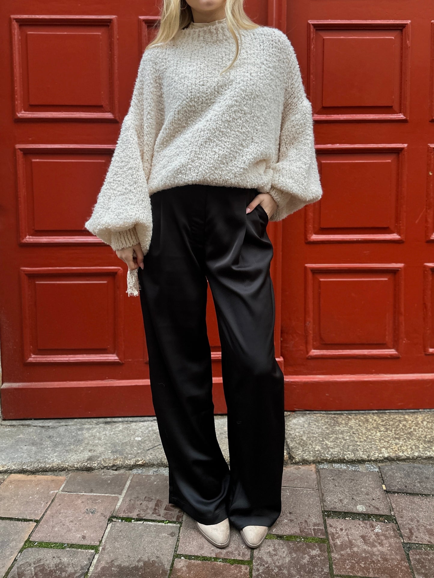 Kuschelpulli Alice Weiß