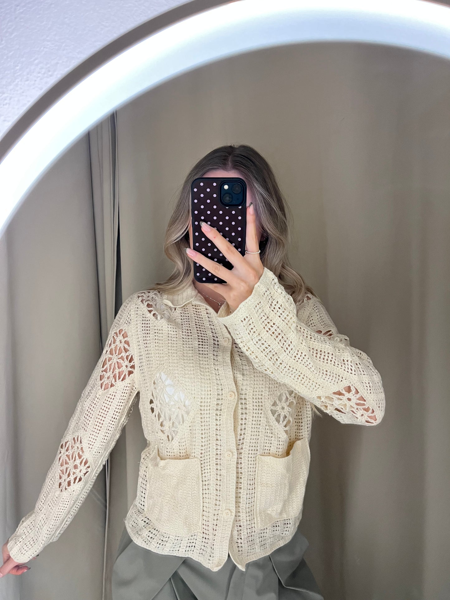 Häkelcardigan Ella