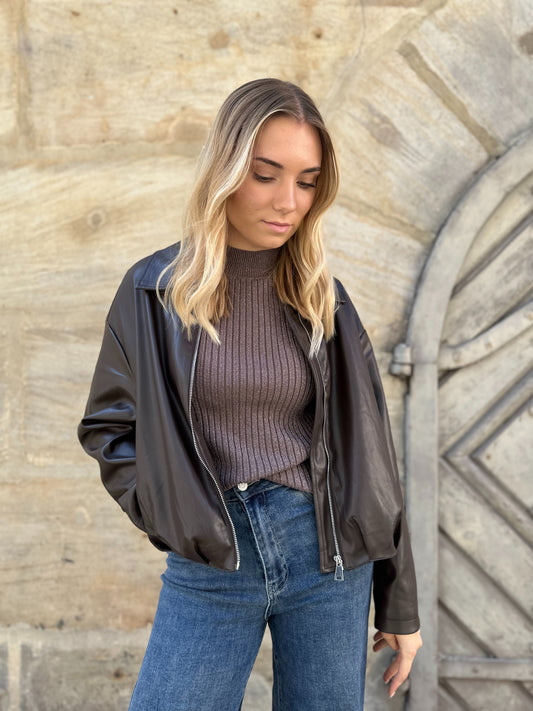 Lederjacke pu