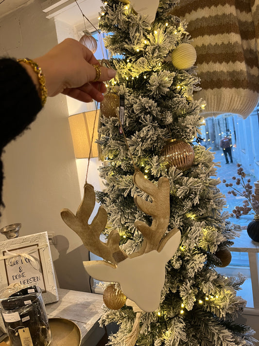 Wand-/ Fensterdeko Hirsch