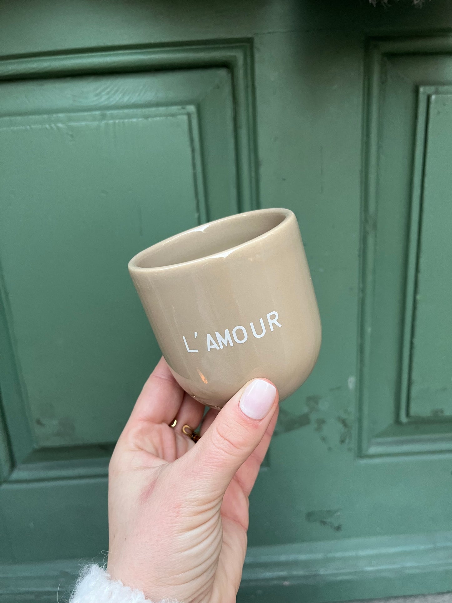 L‘amour Cappuccino Becher