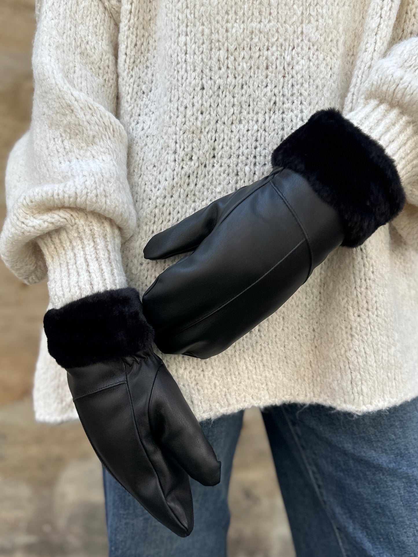 Leder Handschuhe