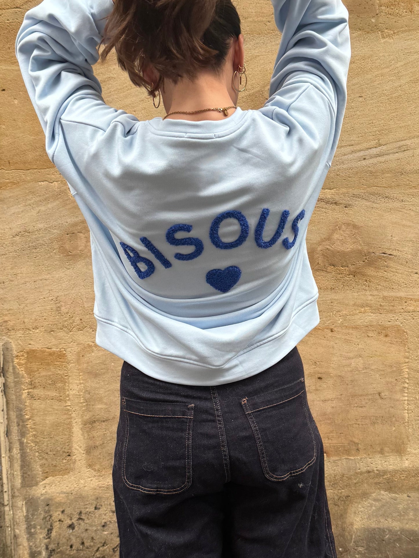 Sweatshirt Bisous Backprint
