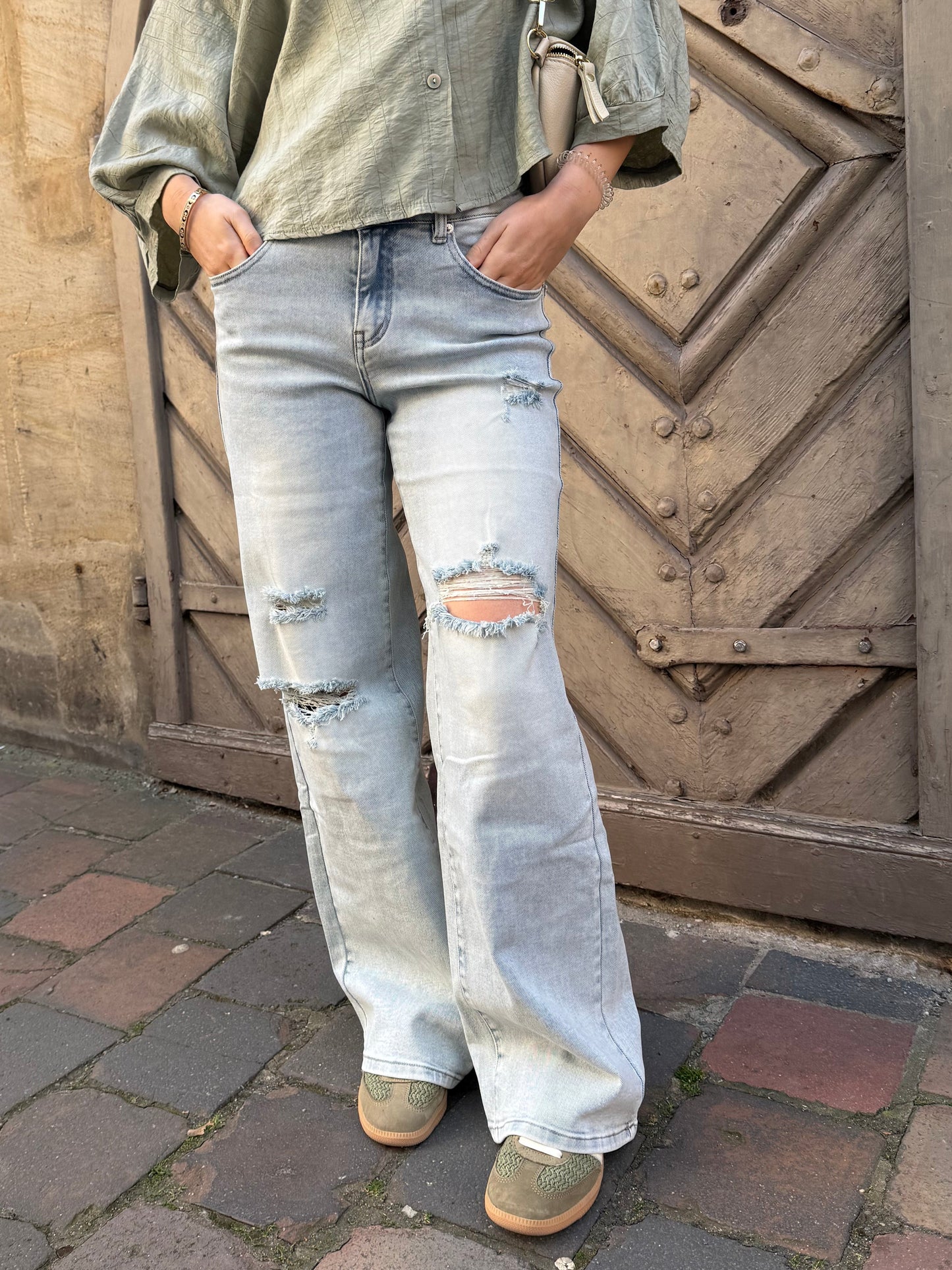 Jeans Dad Fit Ripped
