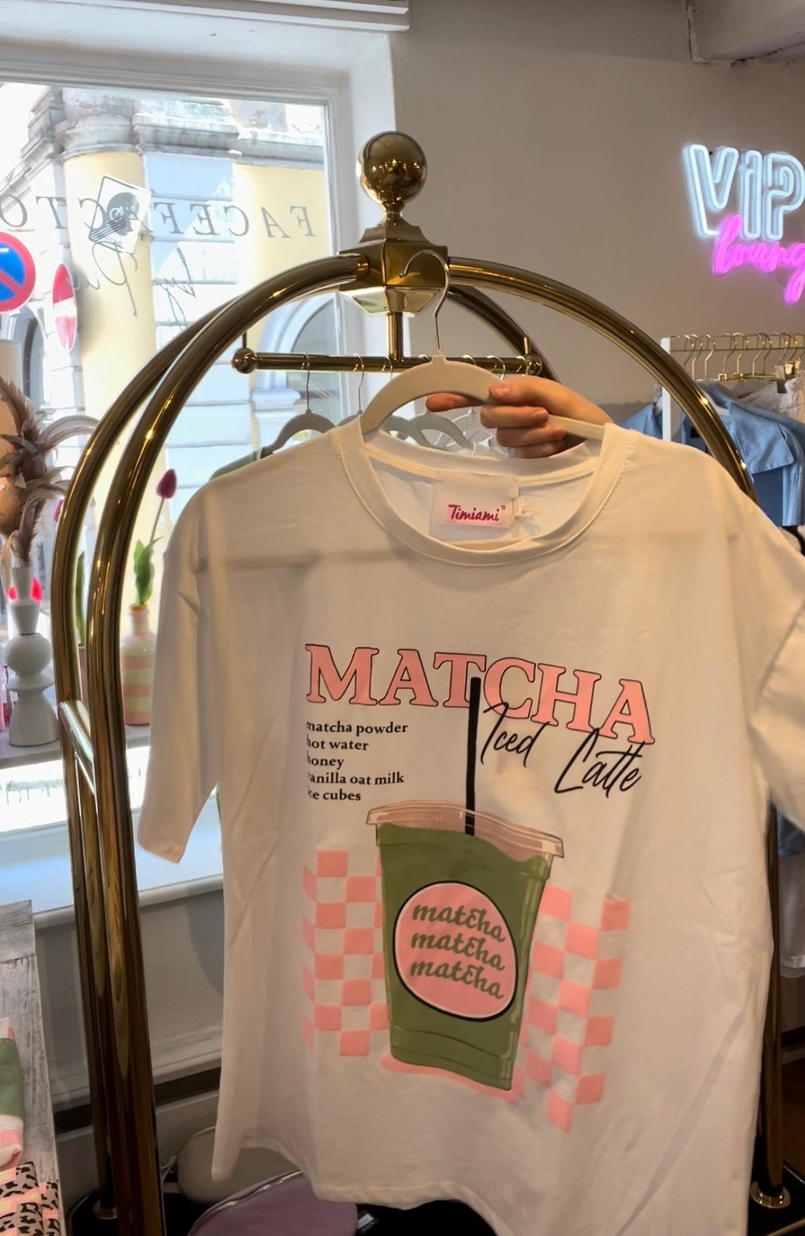 T-Shirt Matcha Iced Latte