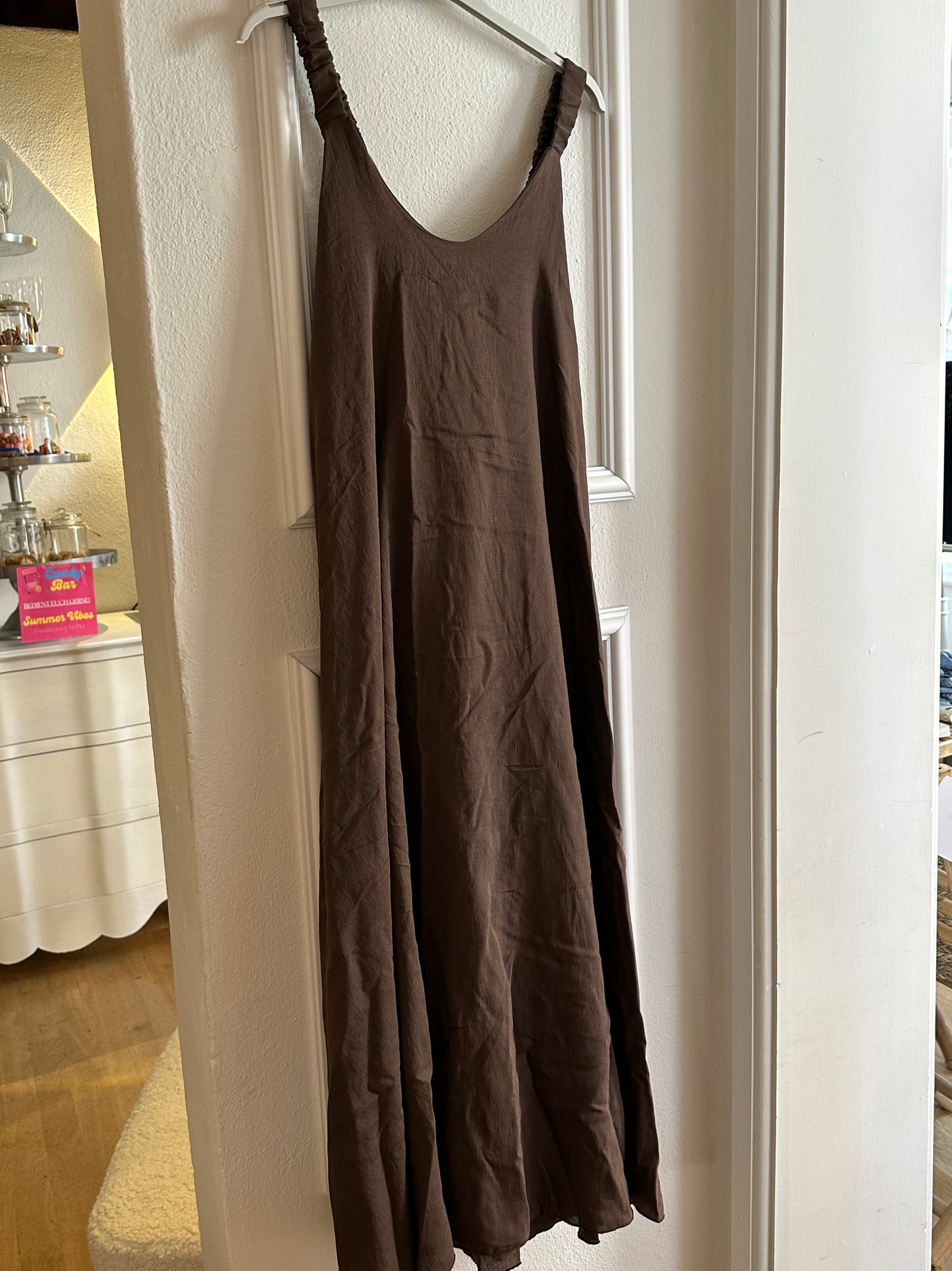 Cross Back White Dress