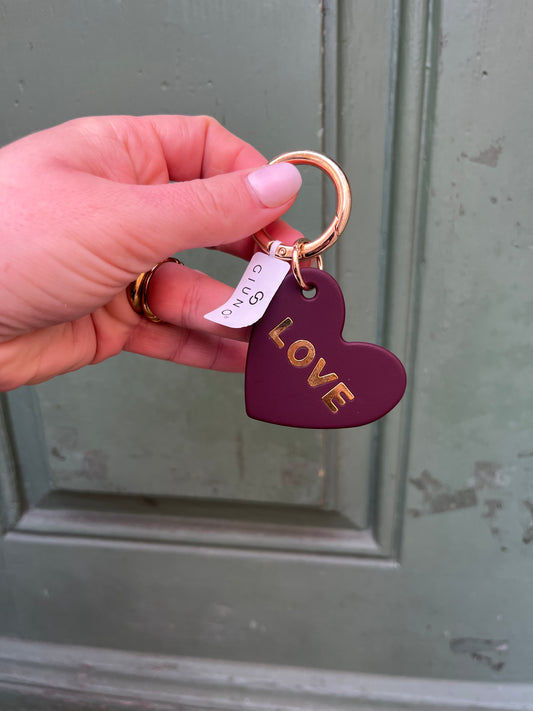 Schlüsselanhänger Love Red