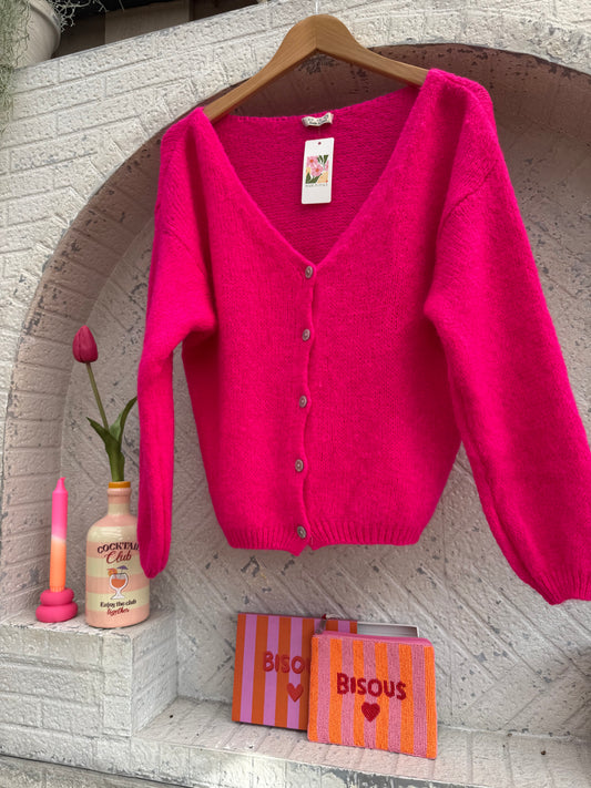Cardigan Selly Pink