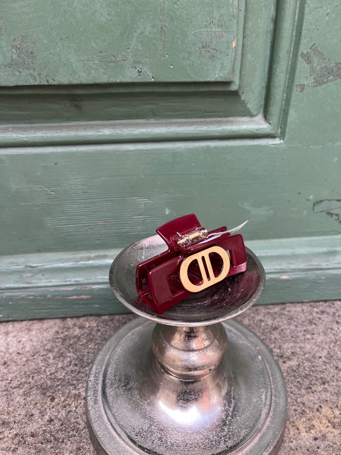 Haarklammer Glam Red