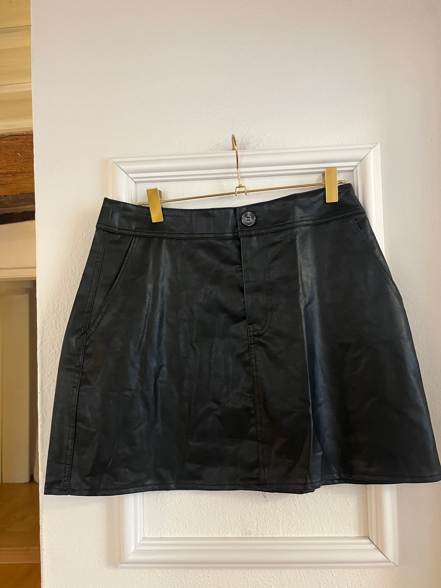 Kunstlederrock Sissy Schwarz