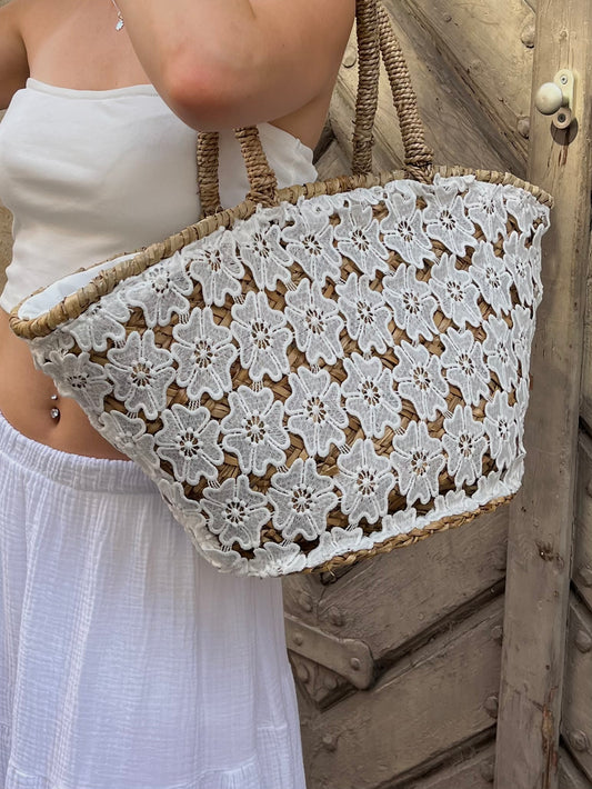 Flower Strandtasche