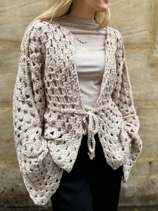 Handmade Cardigan Almond