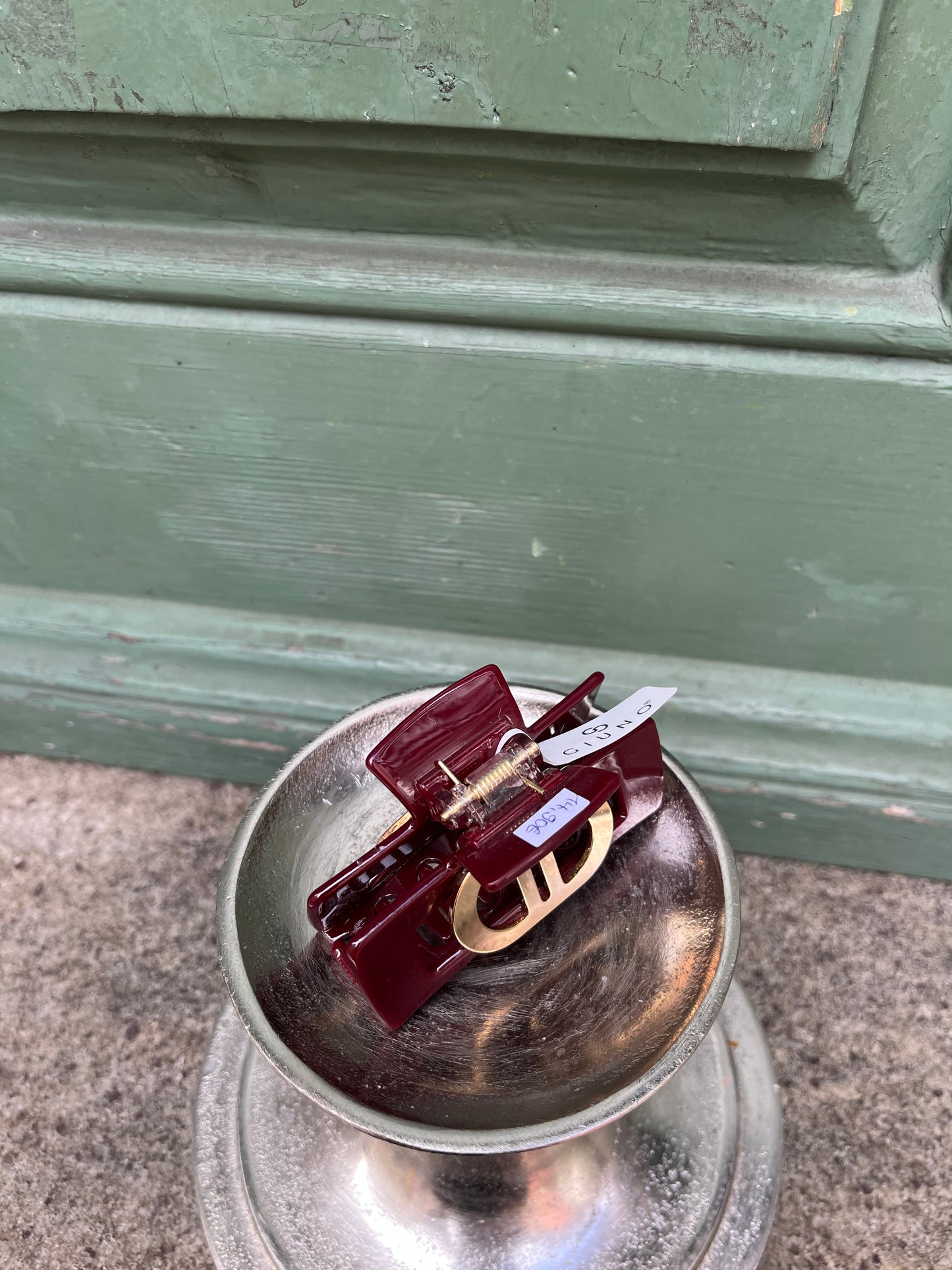 Haarklammer Glam Red