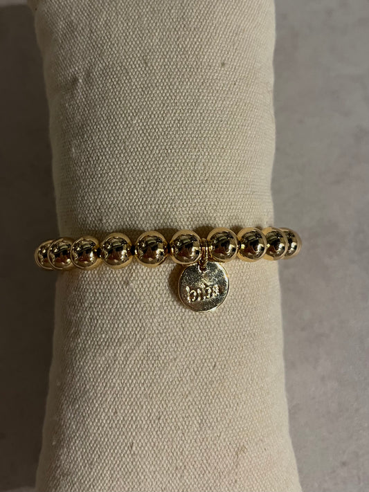 Golden small Pearl Armband