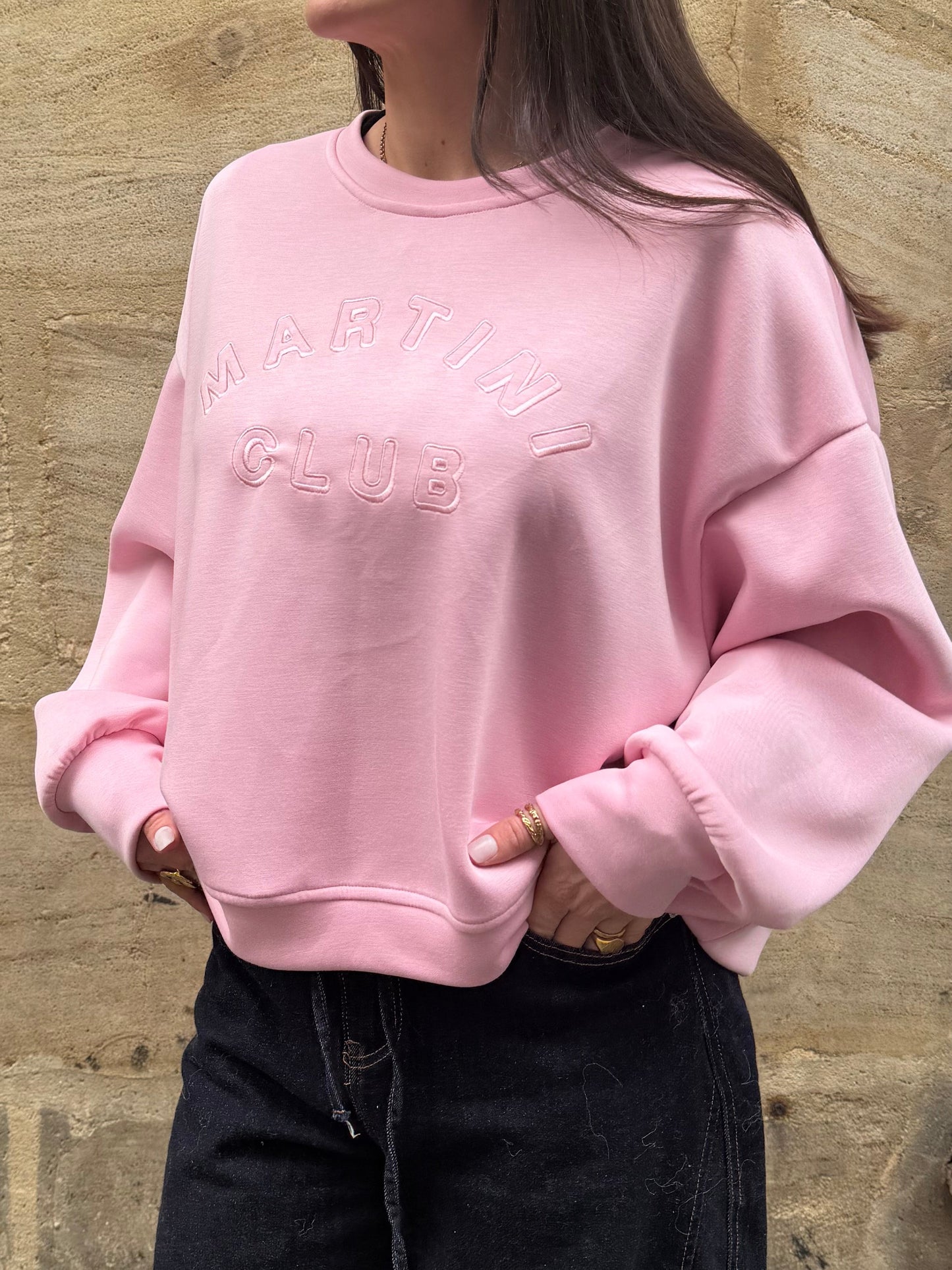 Sweatshirt Martini Club Rosa