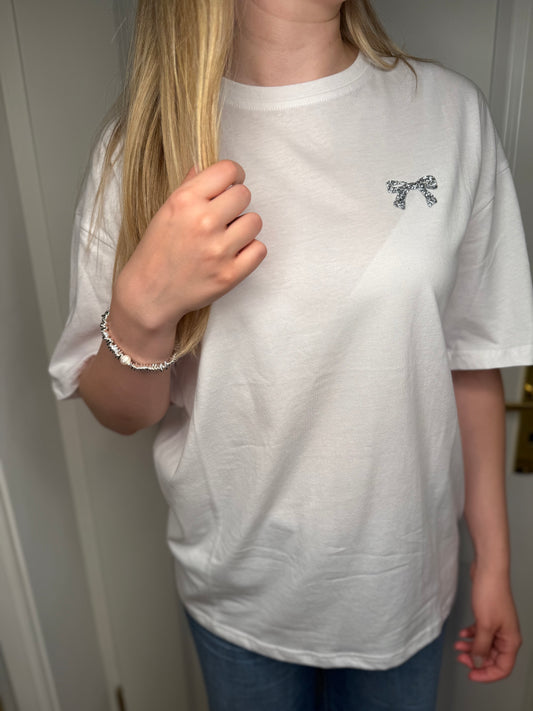 T-Shirt mit Schleife