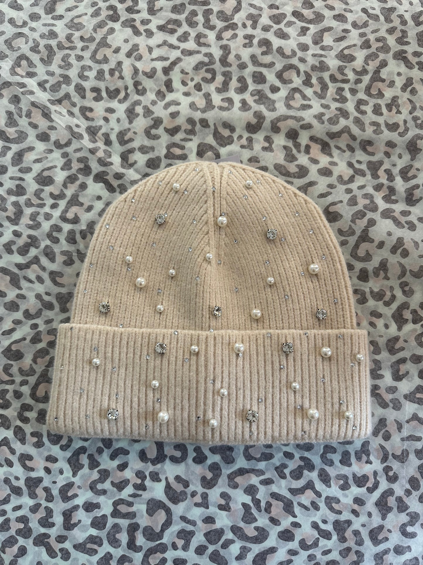 Glitzer Mütze
