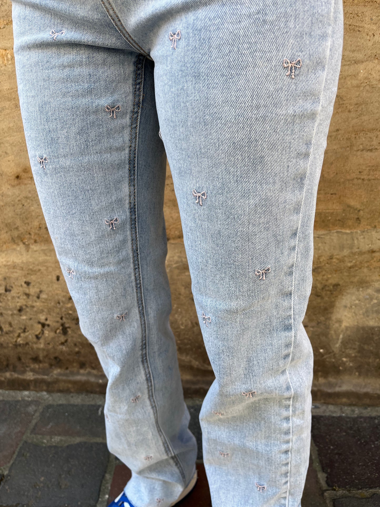 Schleifen Mom Jeans